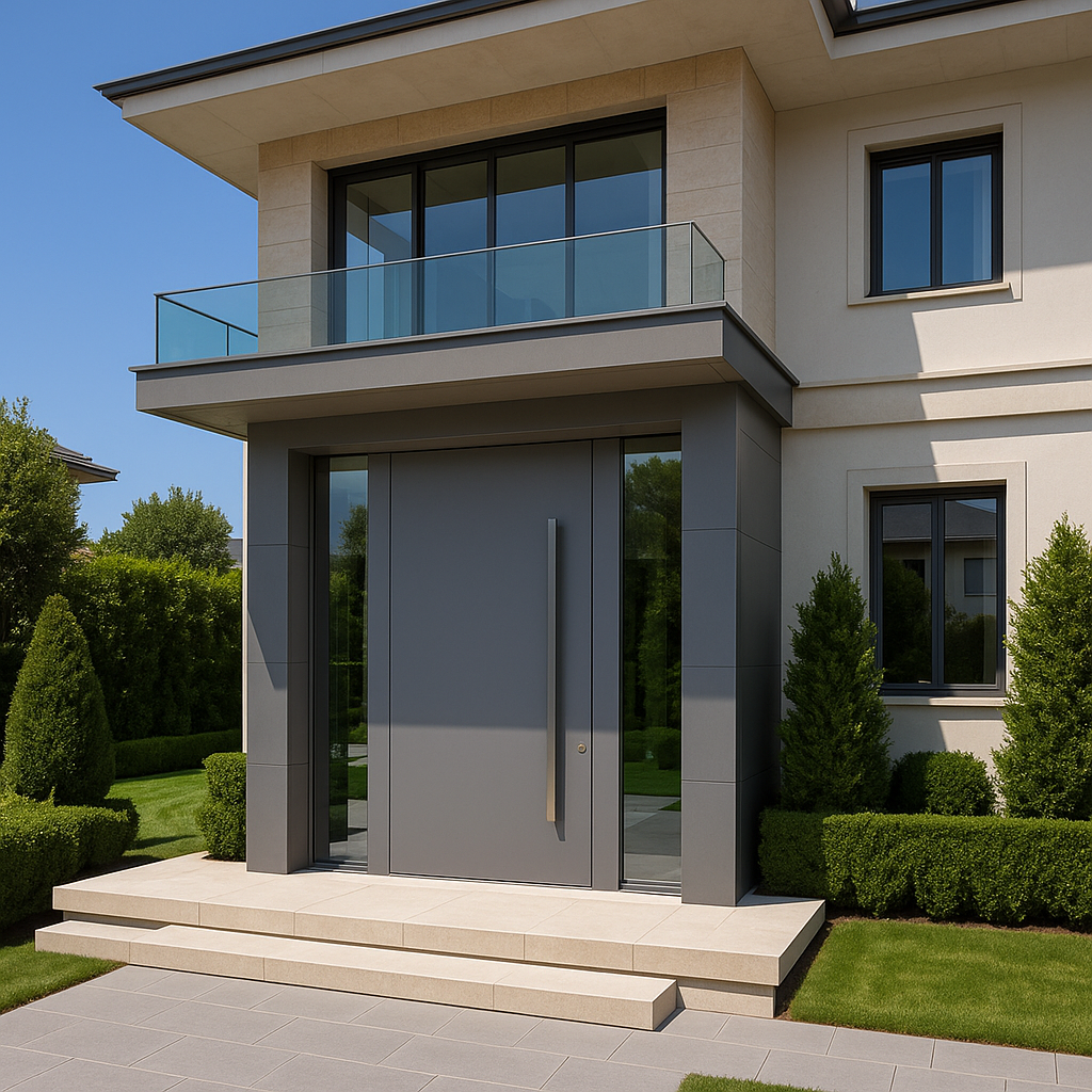Çift Sabitli Villa Kapısı